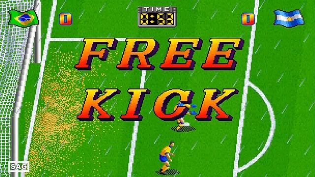 SUPER SIDEKICKS - SNK CUP - GAMEPLAY COMPLETO COM BRAZIL (NEOGEO STATION) FULL GAME NO COMMENTARY смотреть онлайн