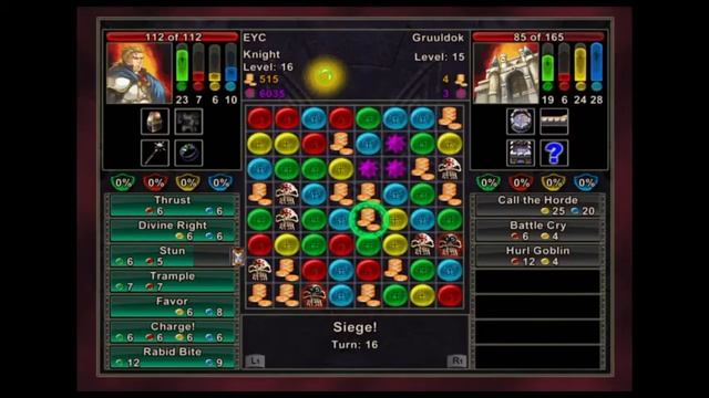 Gruuldok siege - Puzzle Quest: Challenge of the Warlords™ - PS4 смотреть онлайн