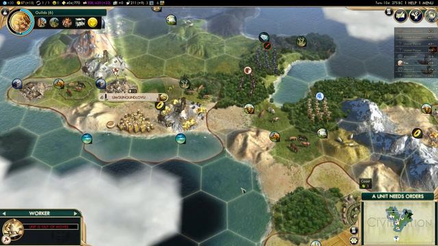 Civilization 5 Brave New World Let's Play Shaka / Zulu - Part 3 смотреть онлайн