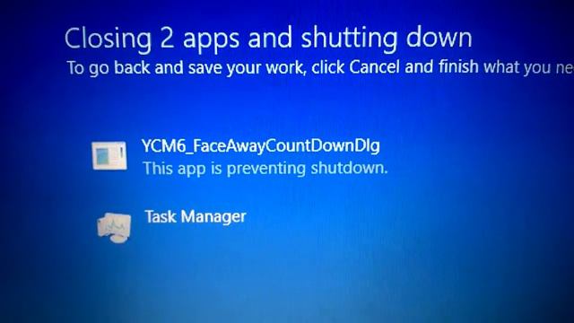 YCM6_FaceAwayCountDownDlg: Malware Vulnerability In CyberLink's Youcam6 Hibernate Mode For Win 10.
