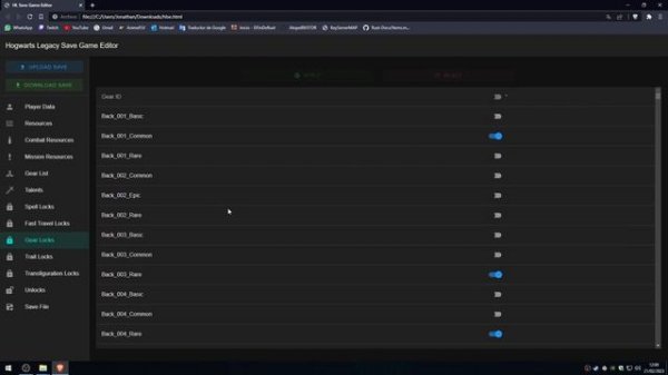 Hogwarts Legacy - Editor de partida ( Save Editor )