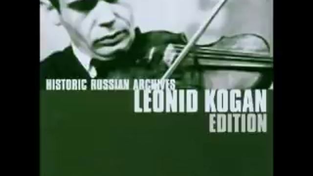 Leonid Kogan plays Vieuxtemps Concerto 5 смотреть онлайн