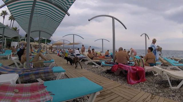 ТУРЦИЯ 2020 ОСЕНЬ 🇹🇷 Пляж L'ancora Beach Hotel 4* Обзор пляжа ВЛОГ Yanina Z смотреть онлайн