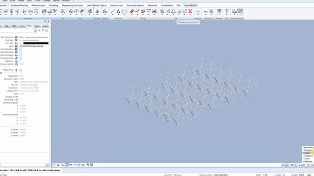 ALLPLAN Visual Scripting / Parametric 3D Truss Structure / Introduction смотреть онлайн