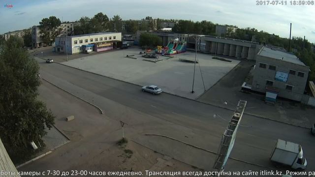 Прямая трансляция Площадь Октябрь г.Курчатов, ВКО, Казахстан смотреть онлайн