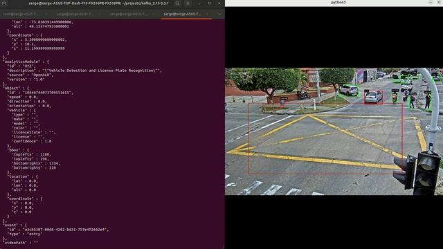 NVIDIA Deepstream Kafka ROI Object Detection смотреть онлайн