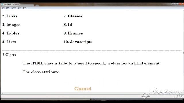 HTML Tutorial for Beginners |Part-3| Class | Id | Iframes| Javascript | Block and Inline Elements смотреть онлайн