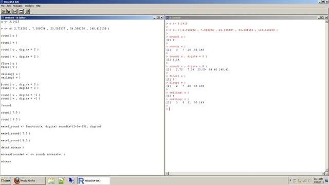 37 how to round a number in r round floor ceiling even excel round смотреть онлайн