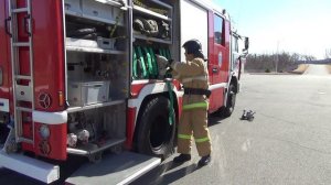 Боевое развертывание от АЦ с подачей 2 стволов по 1 магистральной линии