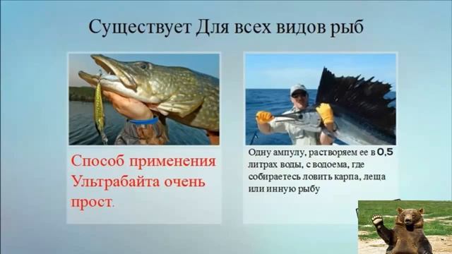 Ультрабай. Аттрактант Ultrabite.