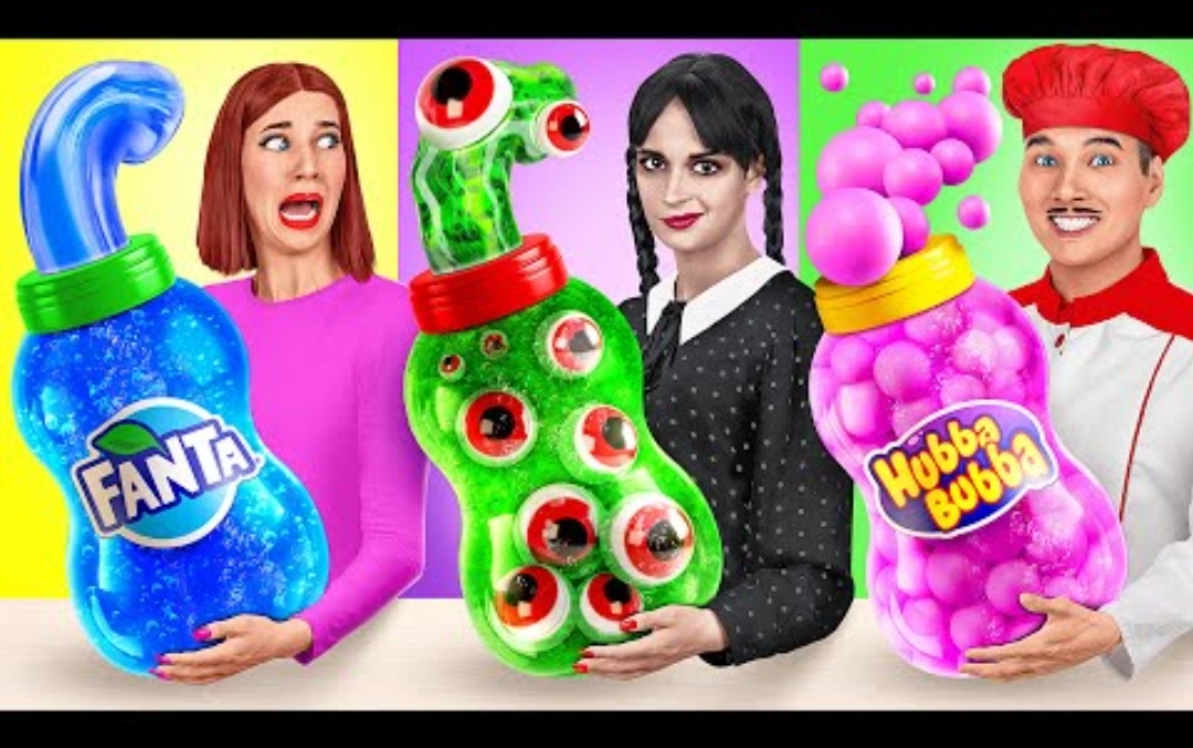 Кулинарный Челлендж_ Уэнсдей против Бабушки _ Кухонные гаджеты и Лайфхаки для родителей от Multi DO смотреть онлайн