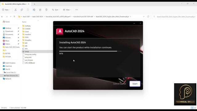 How to Install & Activate Auto CAD 2024 смотреть онлайн