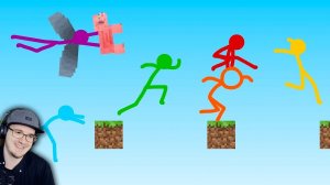 Анимация vs. МАЙНКРАФТ ► ПАРКУР - Ep 22 ( Animation vs. Minecraft ) Parkourh | Реакция