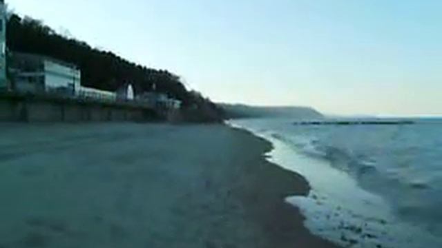 Ноябрьский пляж в Светлогорске смотреть онлайн