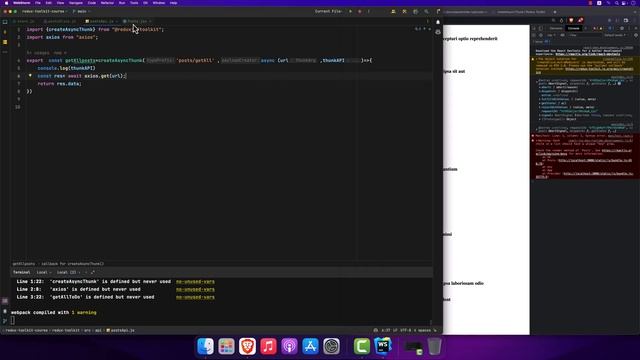 12-Redux Toolkit - createAsyncThunk Part 4(بالعربي) смотреть онлайн