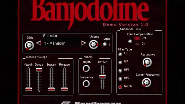 Wish You Were Here (Pink Floyd) Intro Syntheway Banjodoline Virtual Banjo and Mandolin VST Plugin смотреть онлайн