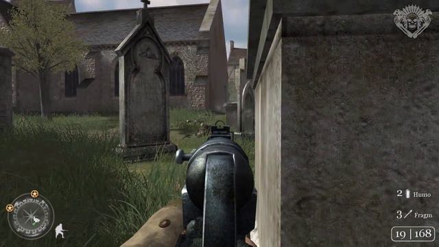 Call Of Duty 2 Campaña Estadounidense Cap 10 Cruzando el Rin El punto de cruce. Final. смотреть онлайн