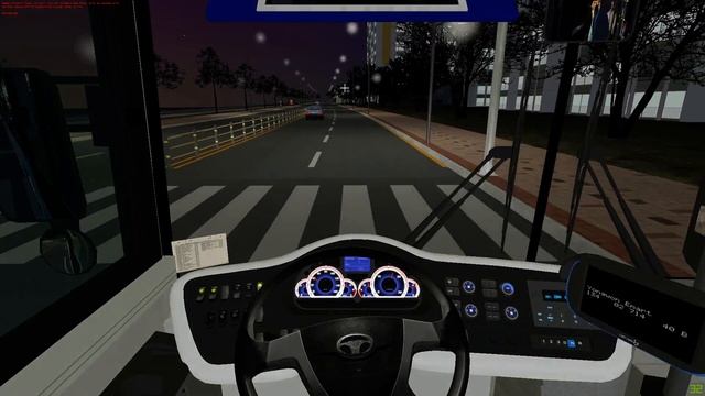 Omsi 2 Daewoo Bus NEW BS110 low floor driving - 부산교통 134번 운행일지 смотреть онлайн