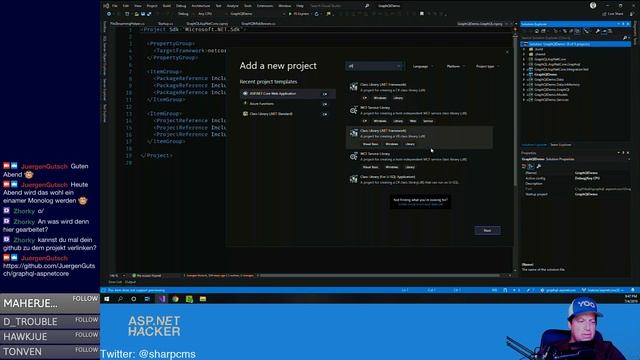 Juergen.IO.Stream - GraphQL Middleware nach ASP.NET Core 3.0 aktualisieren смотреть онлайн