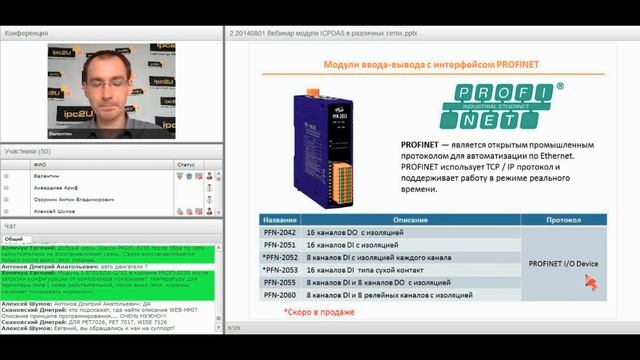 Вебинар | модули ввода-вывода и шлюзы протоколов ICP DAS 2014