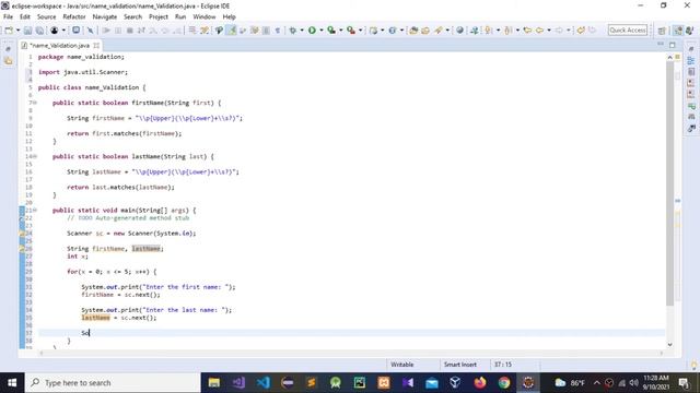 How to Validate the First Name and Last Name using Java language with Java Regular Expressions смотреть онлайн