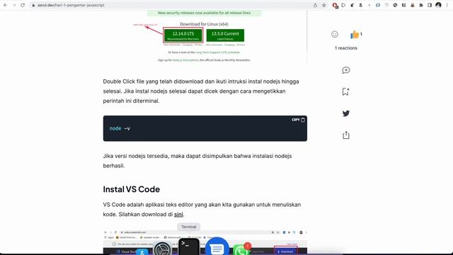 H1 - Persiapan 30 hari javascript смотреть онлайн