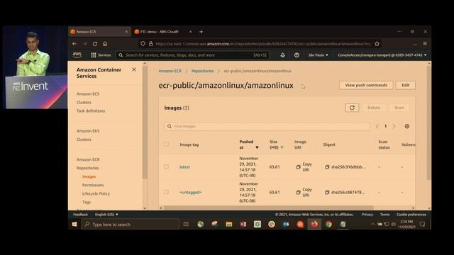 AWS re:Invent 2021 - Up-level your container image security with the latest from Amazon ECR смотреть онлайн