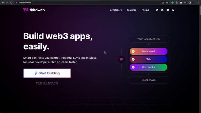 Build web3 apps, easily with thirdweb смотреть онлайн