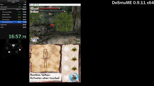 Tenchu: Dark Secret Any% in 32:58 (WR) смотреть онлайн