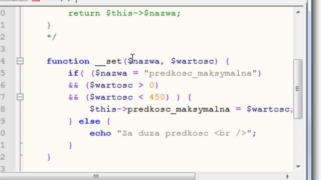 Kurs PHP OOP 6: __SET i __GET смотреть онлайн