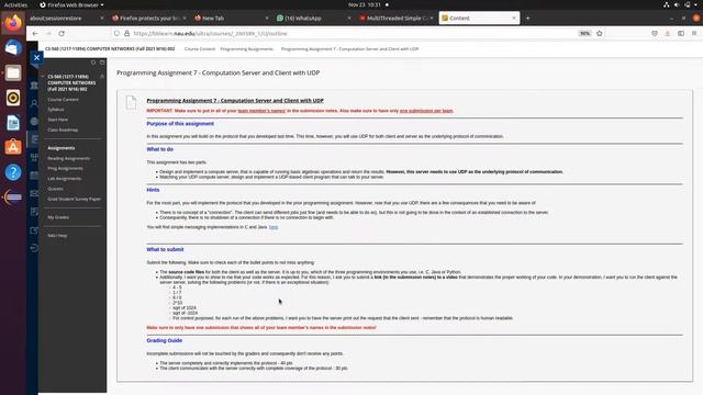 Simple Calculator using Udp смотреть онлайн
