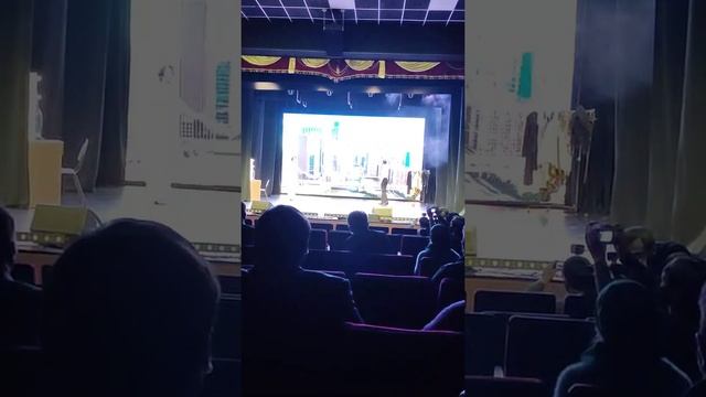 Открытие Тюза после кап.ремонта.Интермедия на сцене смотреть онлайн