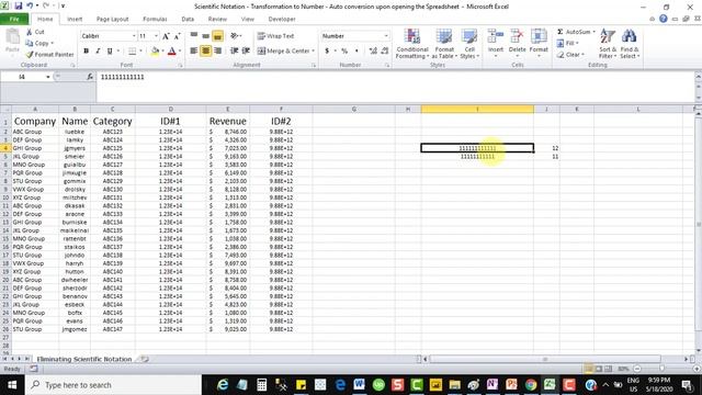 How to Change Scientific Notation into Number Format in MS Excel смотреть онлайн