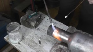 ЦАРСКИЙ САМОВАР, РЕМОНТ ЖАРОВОЙ ТРУБЫ.