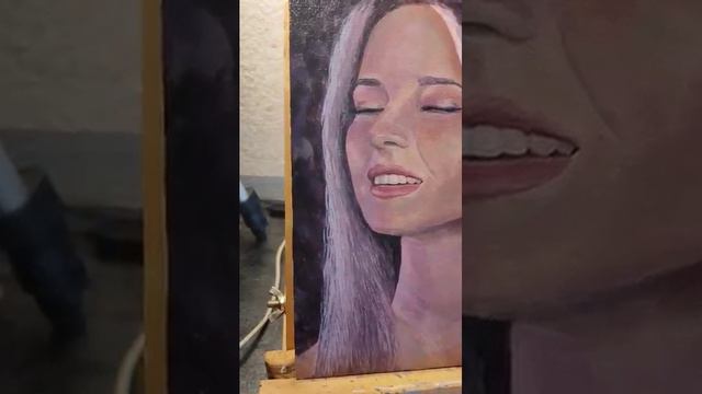 #портрет #акрилом 18*24см