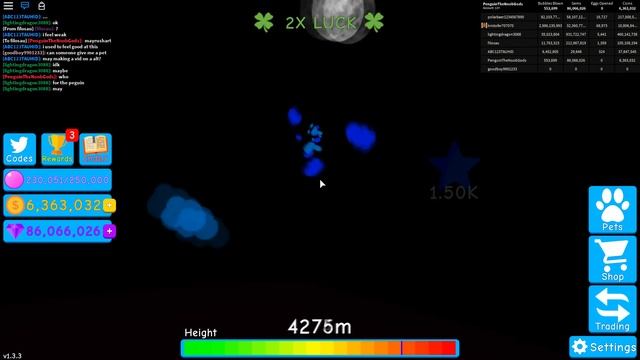 Noob With 4 Penguin! New Rarest Toy Pet! Everyone Shocked! - Bubble Gum Simulator смотреть онлайн