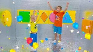 Vlad and Niki Inside the Magic Cube Challenge