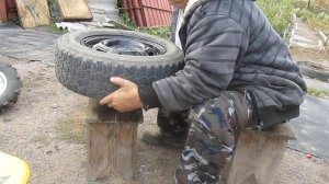 утяжеление жигулёвских колёс для мотоблока своими руками