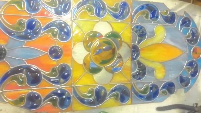 Витражи, витражи Тиффани, Стекло с витражом