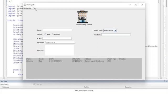 Hotel Booking System Demo | Java JDBC смотреть онлайн
