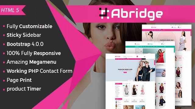 Abridge- Responsive Multipurpose E-Commerce HTML5 Template | Themeforest Website Templates and смотреть онлайн