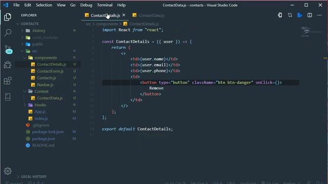 React Hooks & Context (13) Remove Contact [Urdu/Hindi] смотреть онлайн