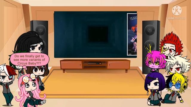 Class 1A + Mei Hatsume reacts to SuperhorrorBro: FNAF animatronic explained: Circus Baby смотреть онлайн