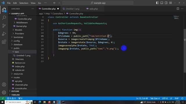 php laravel rotate image смотреть онлайн