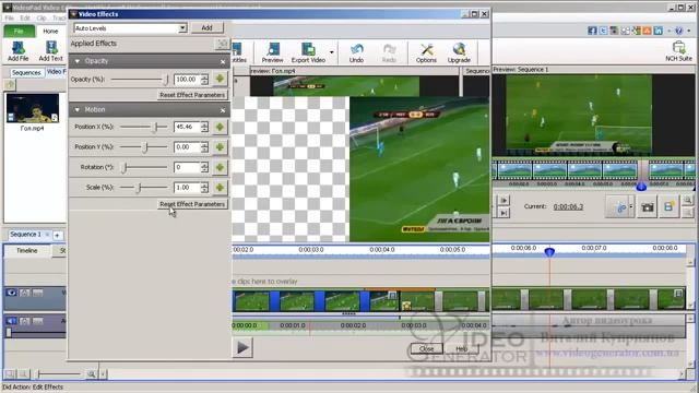 Монтаж видео с помощью VideoPad Video Editor Обзор программы 360p смотреть онлайн