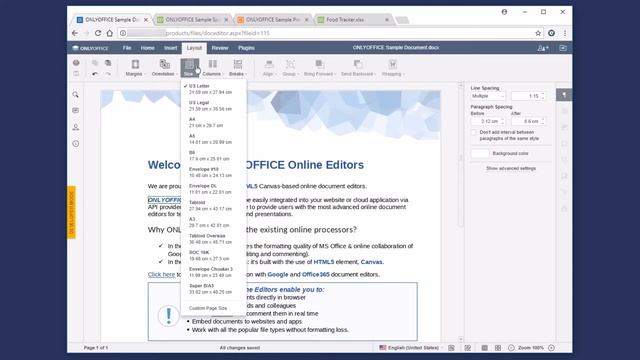 First look at ONLYOFFICE Document Editors v5.0 смотреть онлайн