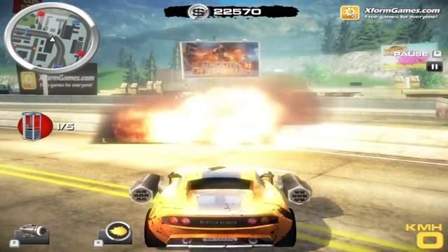 Burning Rubber 5, Игры для мальчиков, крутые гонки смотреть онлайн
