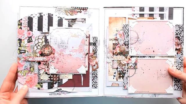 Scrapbooking Album by Elena Morgun | Prima Marketing Ink - Rossi Belle Сollection