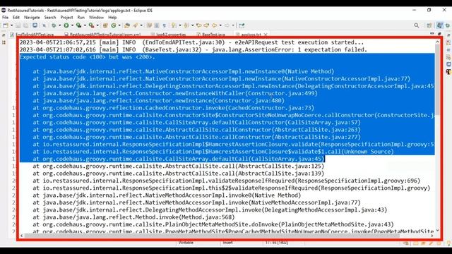 REST Assured API Testing Tutorial Chapter-06 | Log4j Logs in Rest Assured API Automation смотреть онлайн