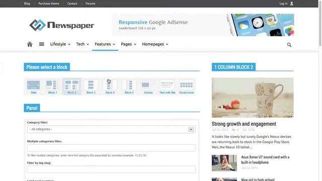 Download 'Newspaper' Wordpress / Buddypress / WooCommerce Theme смотреть онлайн